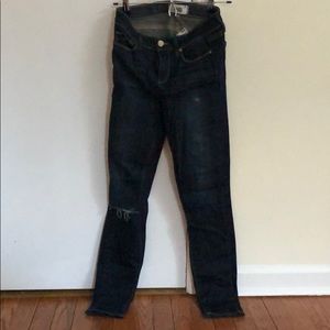 Paige Denim Distressed Skinny Jean